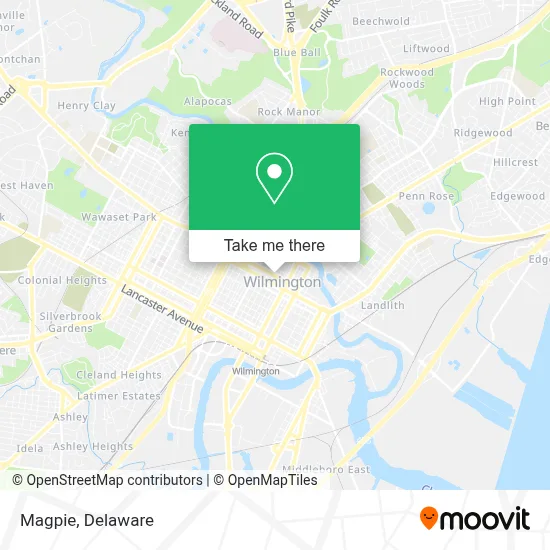 Magpie map