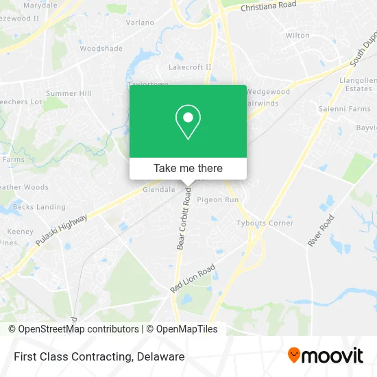 First Class Contracting map