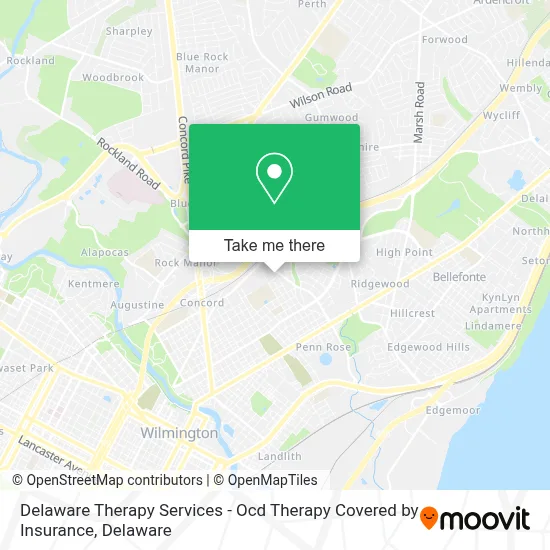 Delaware Therapy Services - Ocd Therapy Covered by Insurance map