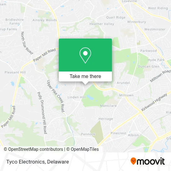 Tyco Electronics map