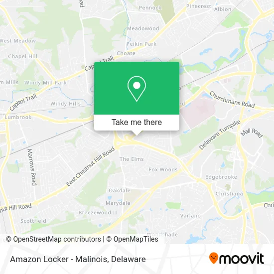 Amazon Locker - Malinois map