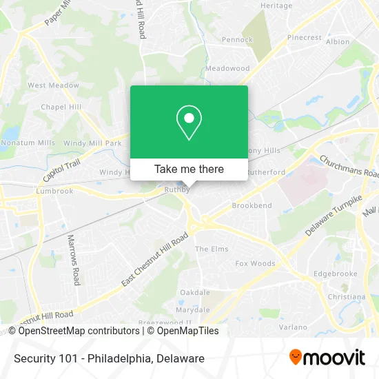 Security 101 - Philadelphia map