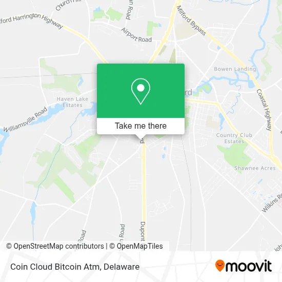 Coin Cloud Bitcoin Atm map