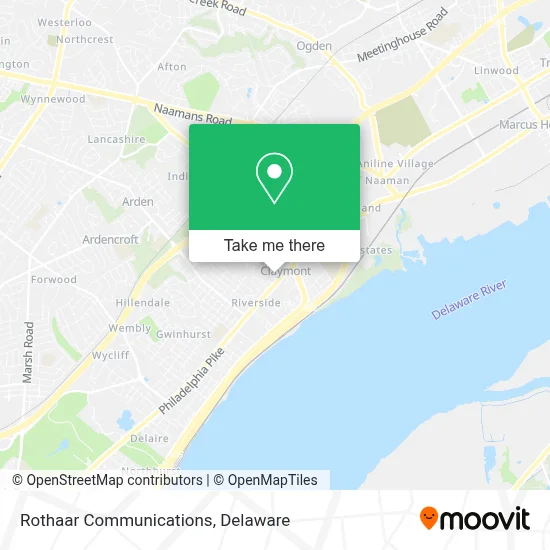 Rothaar Communications map