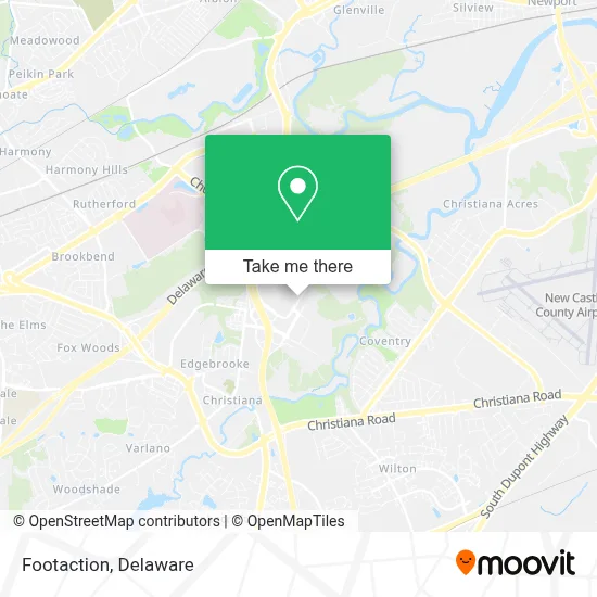Footaction map