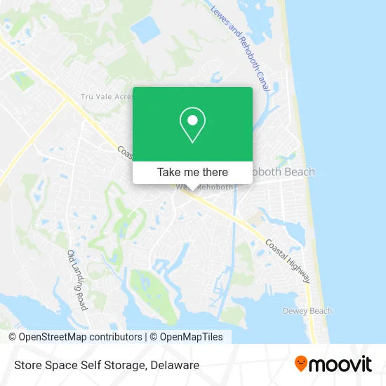 Store Space Self Storage map
