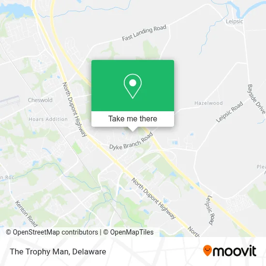 The Trophy Man map