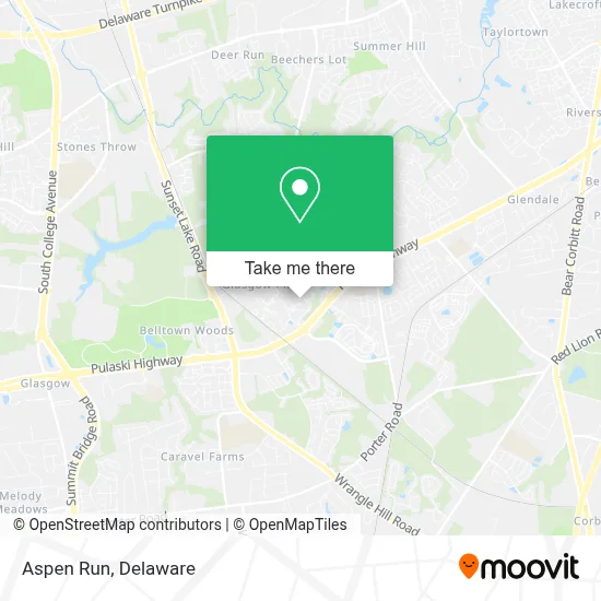Aspen Run map