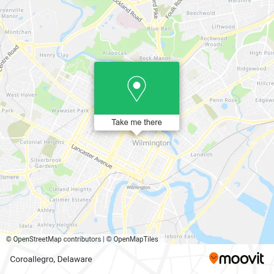 Coroallegro map