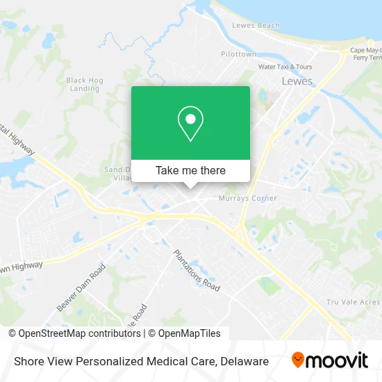 Shore View Personalized Medical Care map