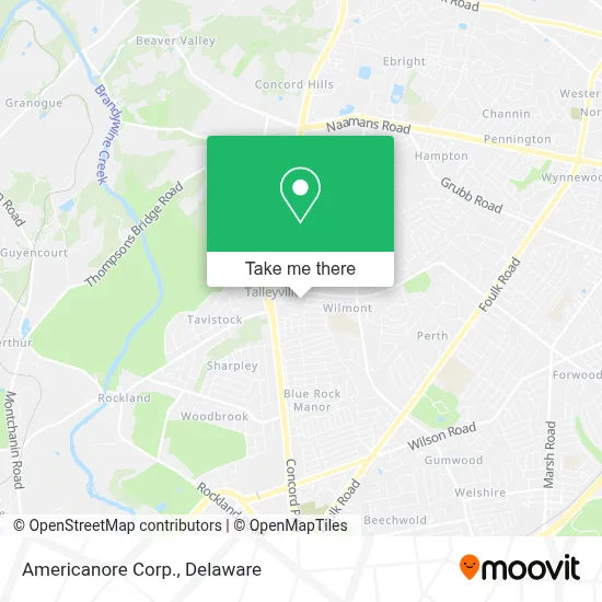 Americanore Corp. map