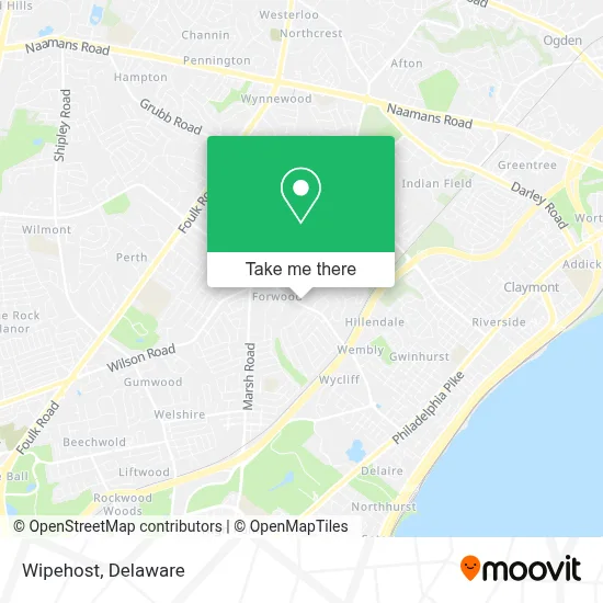 Wipehost map