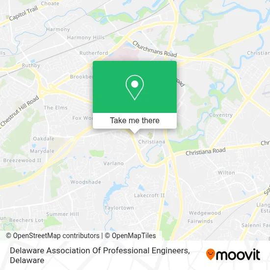 Delaware Association Of Professional Engineers map