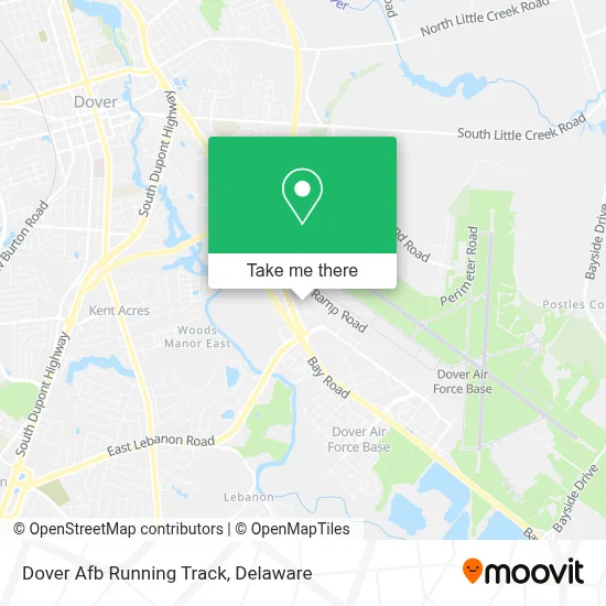 Dover Afb Running Track map