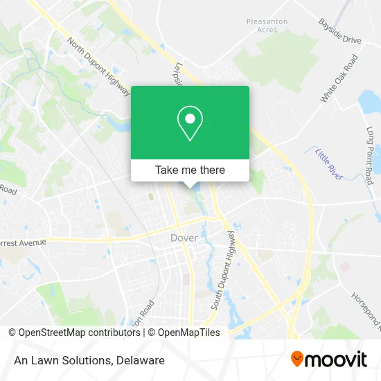 An Lawn Solutions map