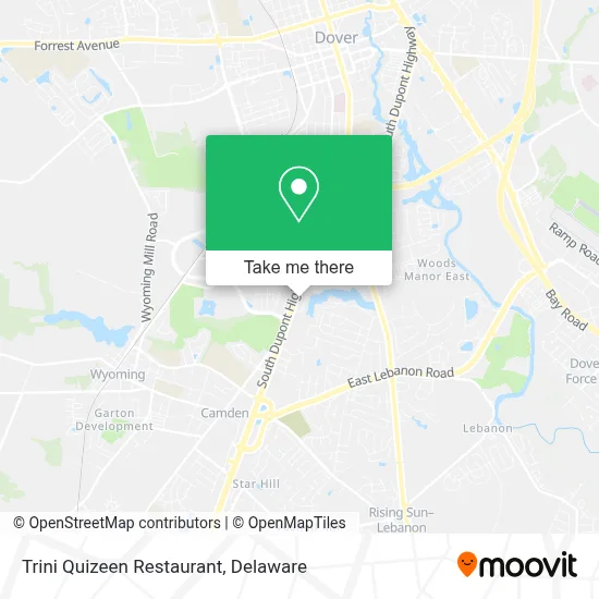 Trini Quizeen Restaurant map