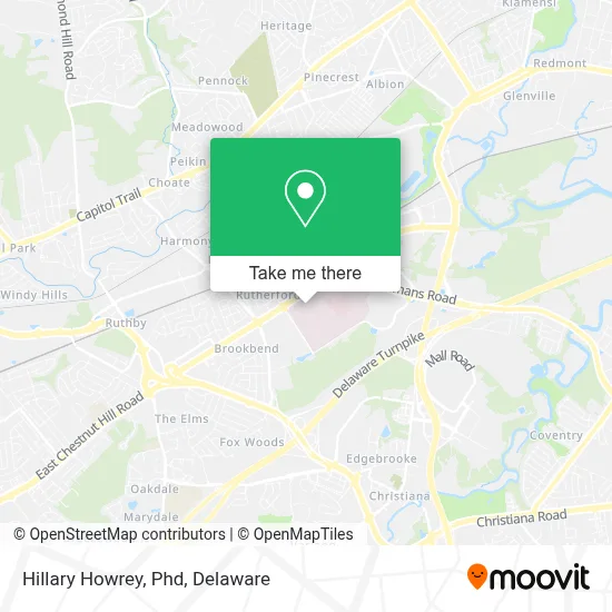 Hillary Howrey, Phd map
