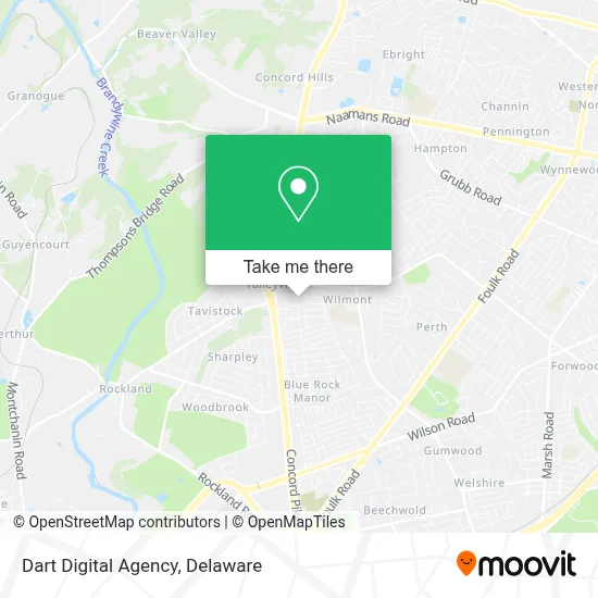 Dart Digital Agency map