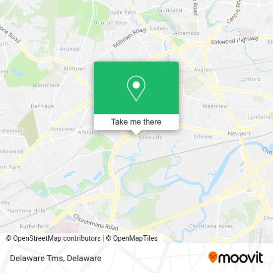 Delaware Tms map