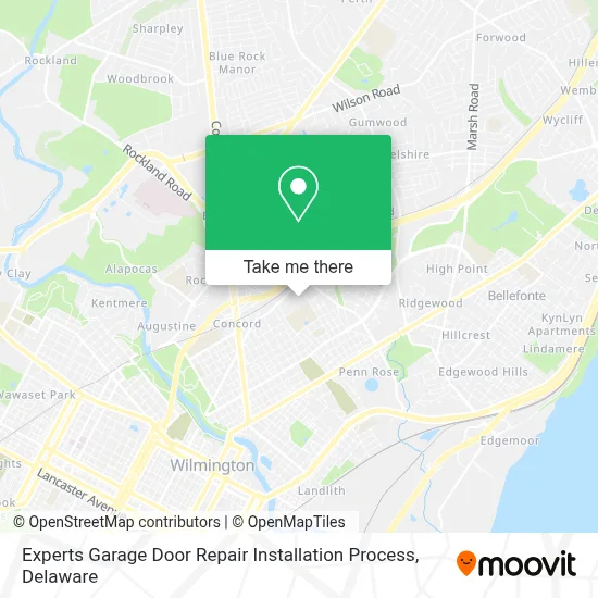 Experts Garage Door Repair Installation Process map