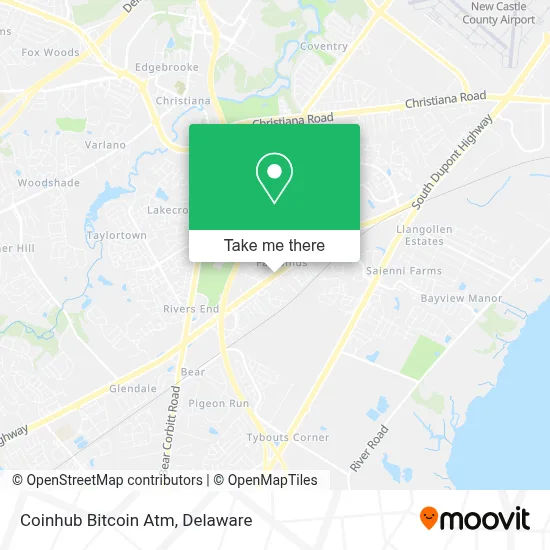 Coinhub Bitcoin Atm map