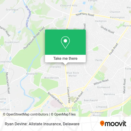 Ryan Devine: Allstate Insurance map