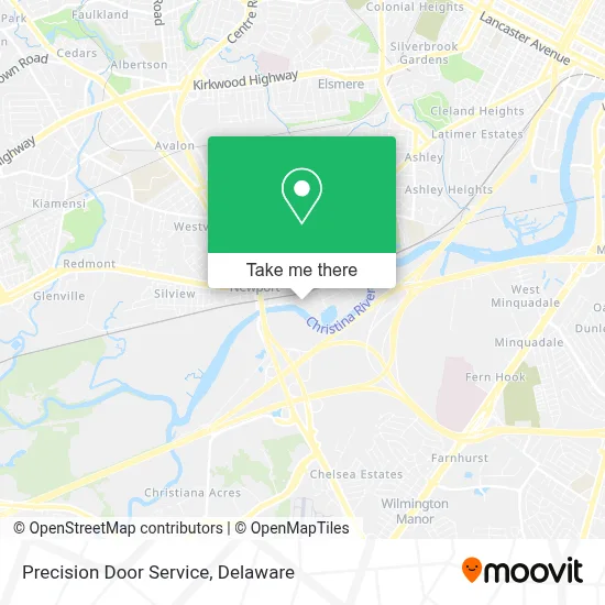 Precision Door Service map