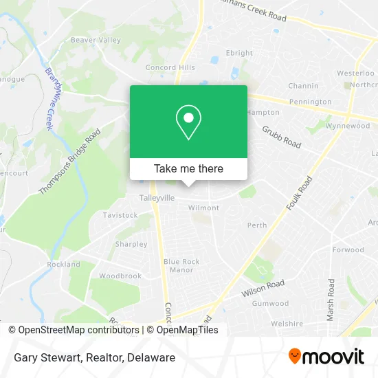 Gary Stewart, Realtor map
