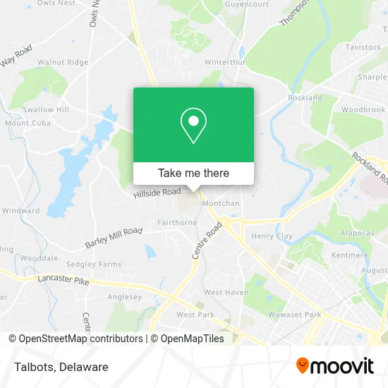 Talbots map