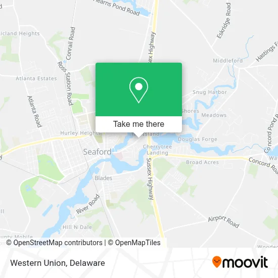 Western Union map