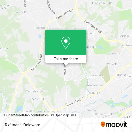 Rxfitness map