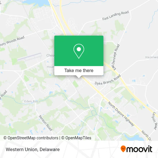 Western Union map