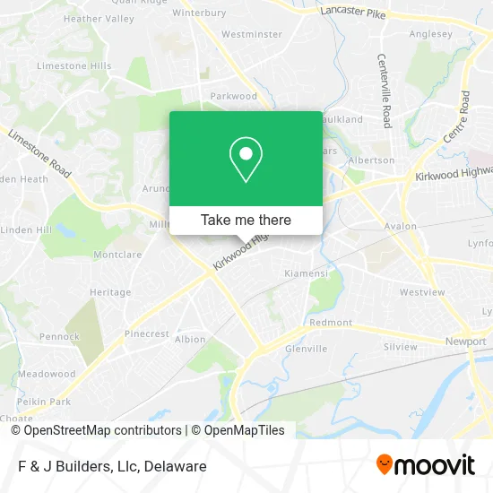 F & J Builders, Llc map