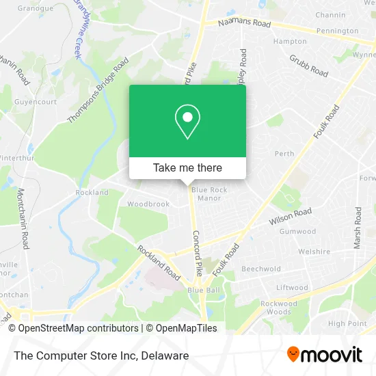 The Computer Store Inc map