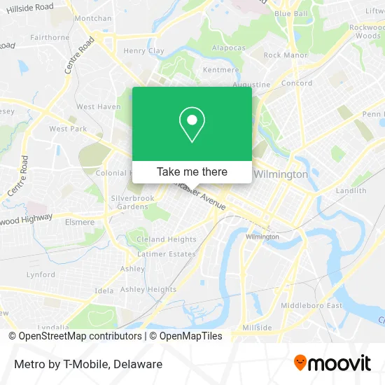 Metro by T-Mobile map