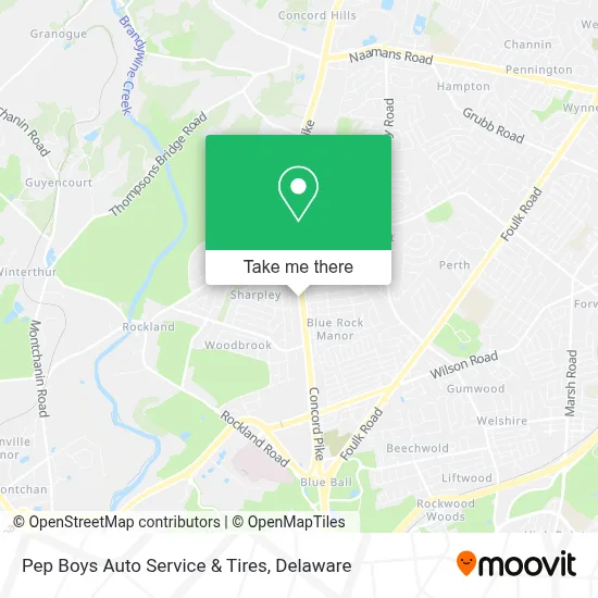 Pep Boys Auto Service & Tires map