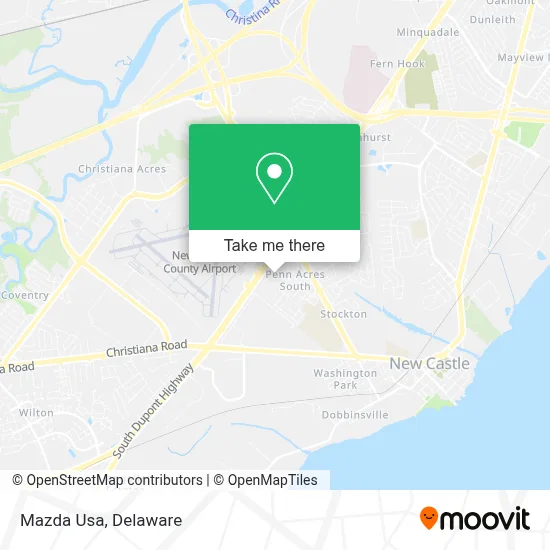 Mazda Usa map