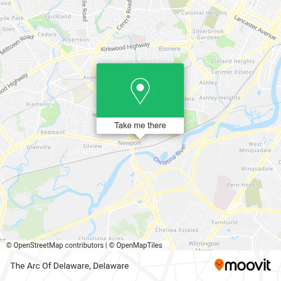 The Arc Of Delaware map