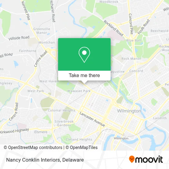 Nancy Conklin Interiors map