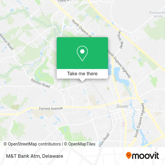 M&T Bank Atm map