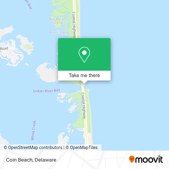 Coin Beach map