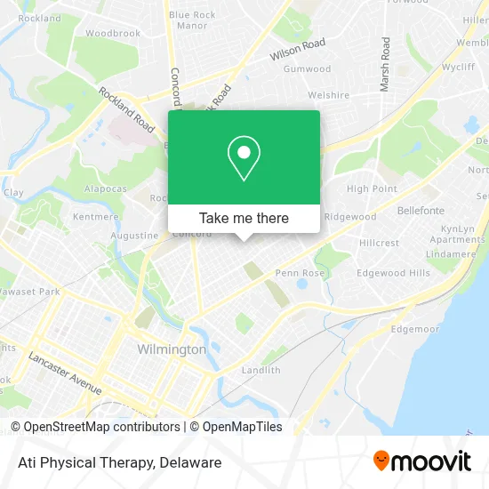 Ati Physical Therapy map