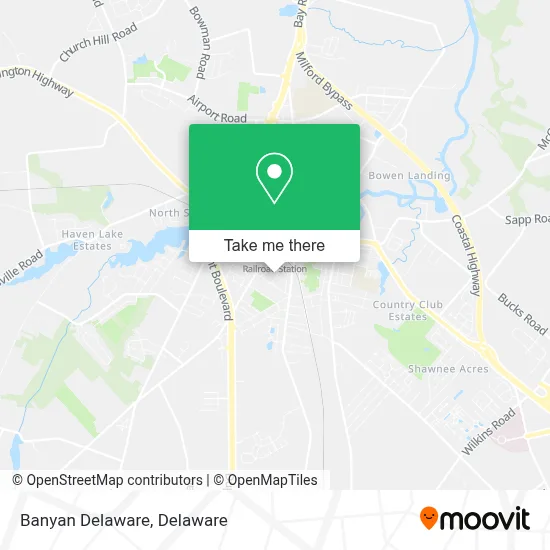 Banyan Delaware map