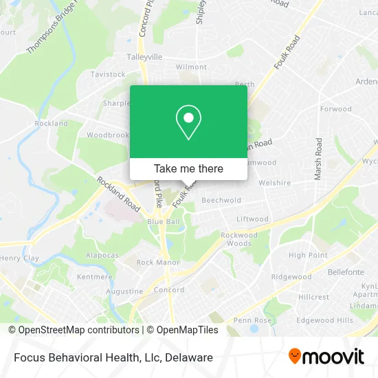 Focus Behavioral Health, Llc map