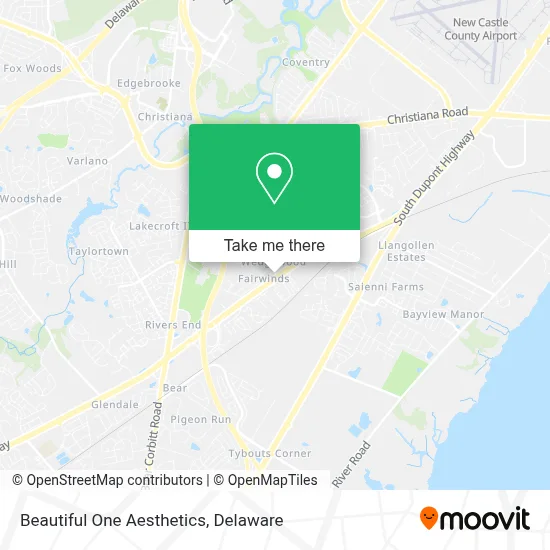 Beautiful One Aesthetics map