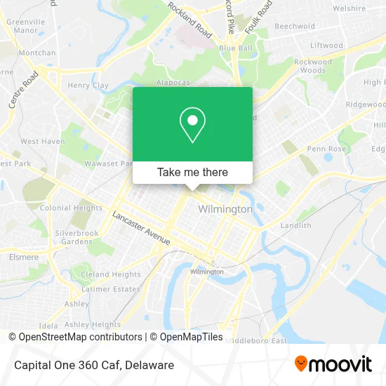 Capital One 360 Caf map