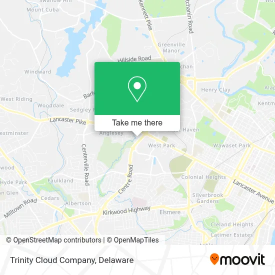 Trinity Cloud Company map