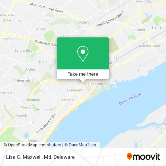 Lisa C. Maxwell, Md map