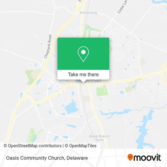 Oasis Community Church map