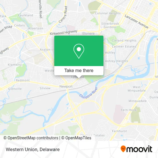 Western Union map